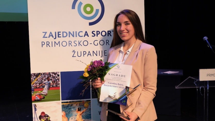 Carrolini Bajrić nagrada za najbolju županijsku sportašicu
