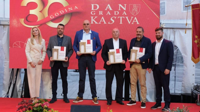 Dan grada Kastva- laureati Damjan Grbac i Igor Zamlić