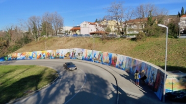 Umjetnički mural osvanuo na zavoju Žurkovo