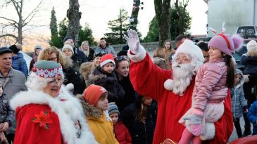 Mališani će u Kastvu ispratiti Djeda Mraza na daleki put